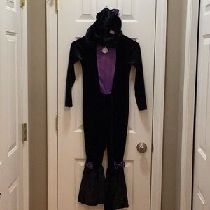 Kids Black and Purple Cat Costume